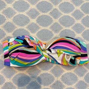 Trina Turk Multicolor Strapless Top